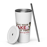FLY BAKER Insulated Tumbler with a Straw