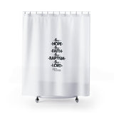 ONLY ONE FLY Shower Curtains