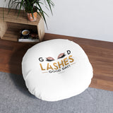GOOD DAY FLY Tufted Floor Pillow, Round