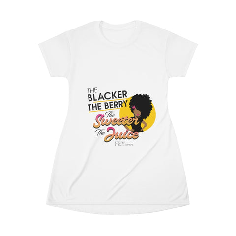 BLACKBERRY FLY All Over Print T-Shirt Dress