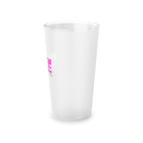 EDUCATED FLY Frosted Pint Glass, 16oz