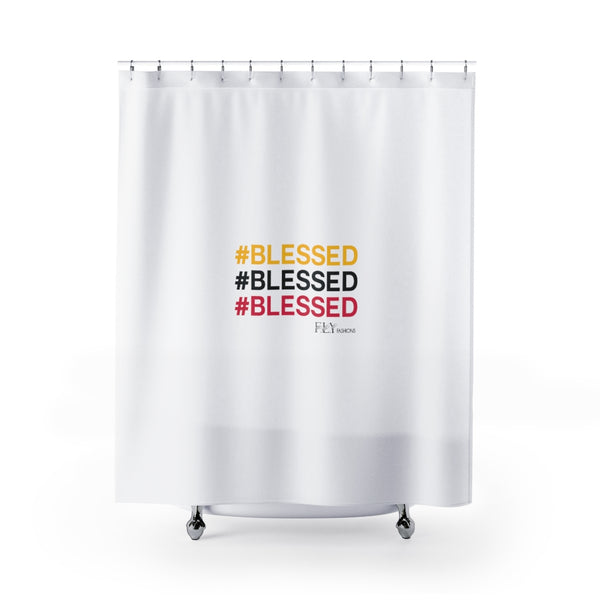 BLESSED FLY Shower Curtains
