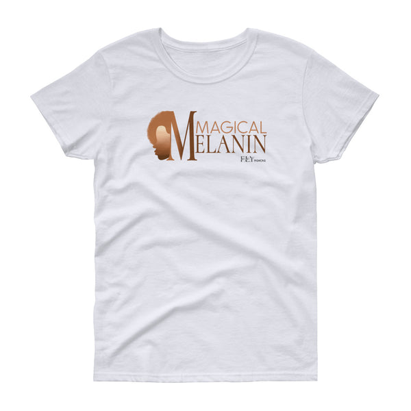 Melanin FLY Woman's Short-Sleeve T-shirt - F.L.Y - First Love Yourself Fashions